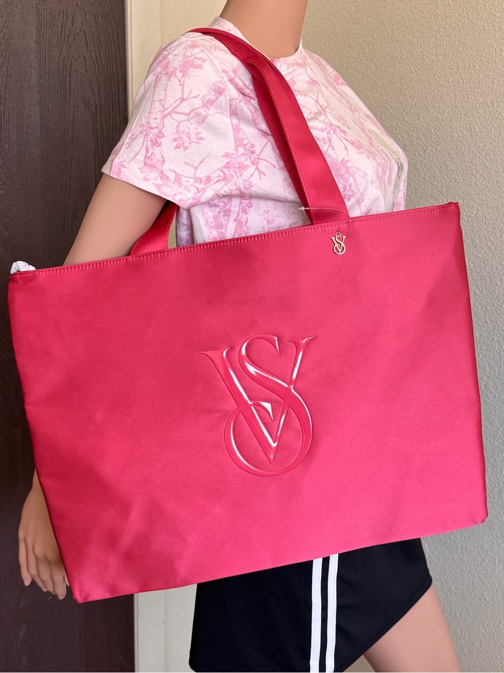 Victoria's Secret Monogram Logo Tote Bag